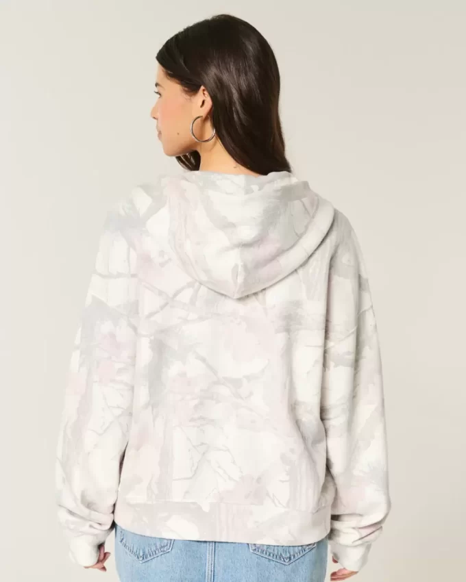 Ylisuuri Camo vetoketjullinen huppari Ylisuuri Camo vetoketjullinen huppari