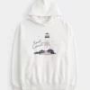 Ylisuuri East Coast Graphic -huppari Ylisuuri East Coast Graphic -huppari