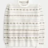 Ylisuuri Heart Pattern Crew -villapaita Ylisuuri Heart Pattern Crew -villapaita