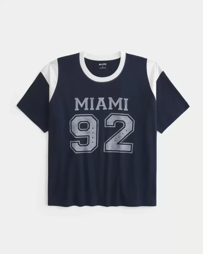 Ylisuuri Miami Graphic T-paita Ylisuuri Miami Graphic T-paita