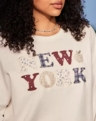 Ylisuuri New York Graphic Crew -huppari
