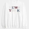 Ylisuuri New York Graphic Crew -huppari Ylisuuri New York Graphic Crew -huppari