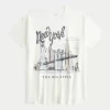 Ylisuuri New York Graphic T-paita