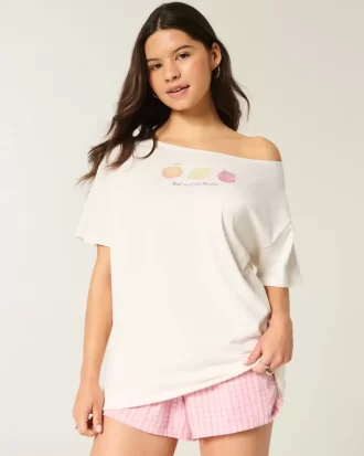 Ylisuuri Off-the-Shoulder Farmers Market -grafiikkapaita