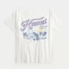 Ylisuuri Off-the-Shoulder Kauai Graphic T-paita Ylisuuri Off-the-Shoulder Kauai Graphic T-paita