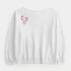 Ylisuuri off-the-shoulder Lunar New Year Graafinen collegepaita Ylisuuri off-the-shoulder Lunar New Year Graafinen collegepaita