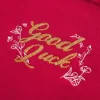 Ylisuuri off-the-shoulder Lunar New Year Graafinen collegepaita