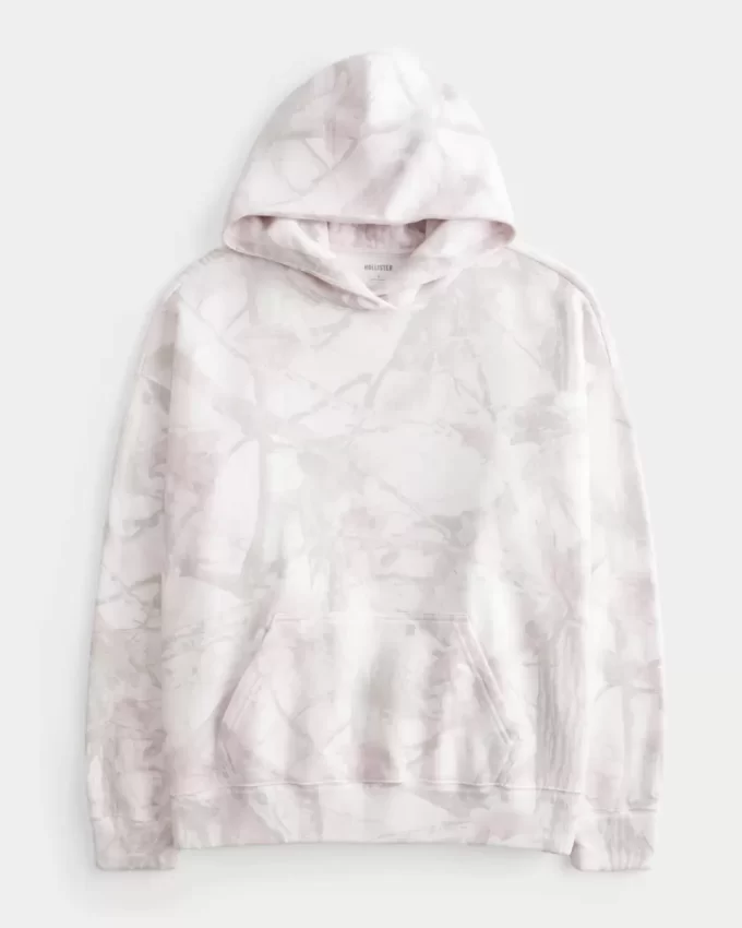 Ylisuuri Pink Camo -huppari