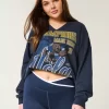 Ylisuuri UCLA Graphic Notch Neck -neulepaita Ylisuuri UCLA Graphic Notch Neck -neulepaita