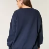 Ylisuuri UCLA Graphic Notch Neck -neulepaita Ylisuuri UCLA Graphic Notch Neck -neulepaita