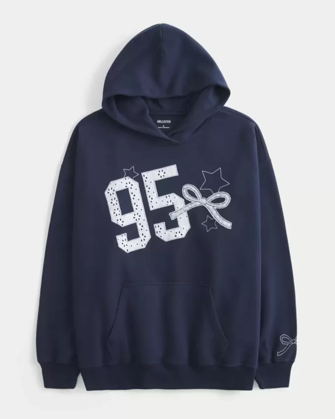 Ylisuuri Varsity Graphic -huppari